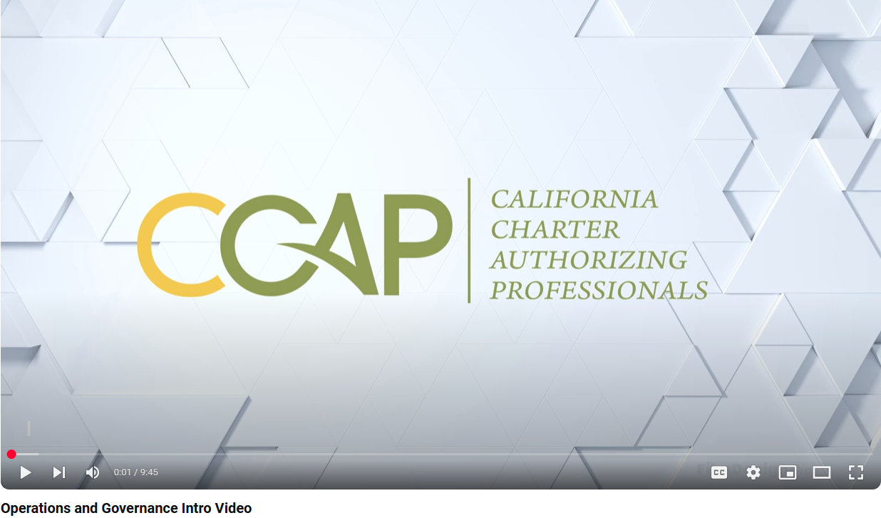 Operations and Governance Introduction Video - CCAP