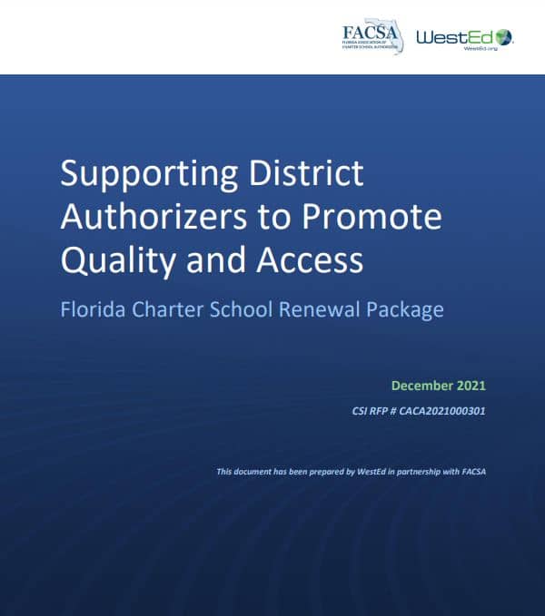 Florida Charter School Renewal Toolkit - CCAP