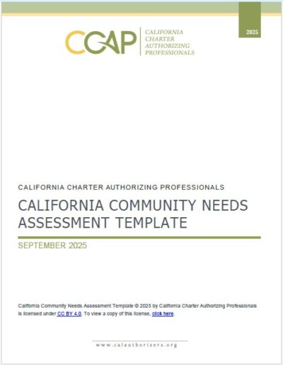 California Community Needs Assessment Template - CCAP