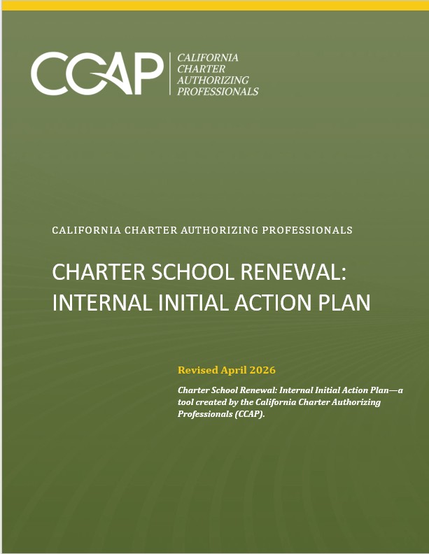Charter School Renewal: Internal Initial Action Plan