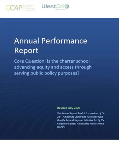 Annual Report Toolkit - CCAP