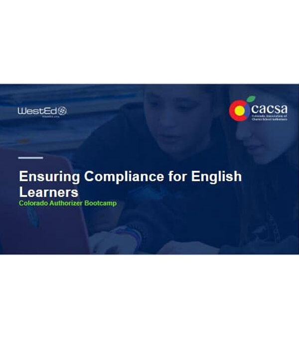 Ensuring Compliance for English Learners (PowerPoint)