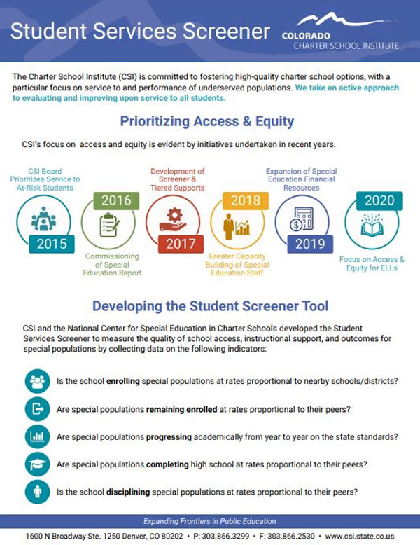 Student Services Screener