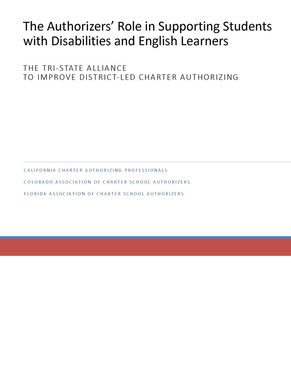The Authorizers’ Role in Supporting Students with Disabilities and English Learners